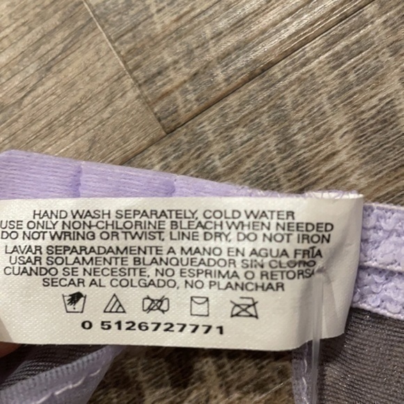 Lavender sheer lace babydoll slip nighty/teddy size medium - Picture 9 of 10